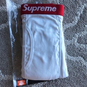 Supreme Boxer Brief White Sz M (Q-1)